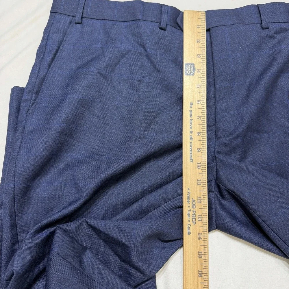 Lauren Ralph Lauren Classic Fit Suit Trouser Mens 42 X 30 Navy Ultra Flex NWT